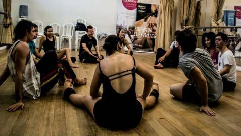 Workshop „Bewegungslabor der Sinne“ mit anschließender Aufführung am Abend