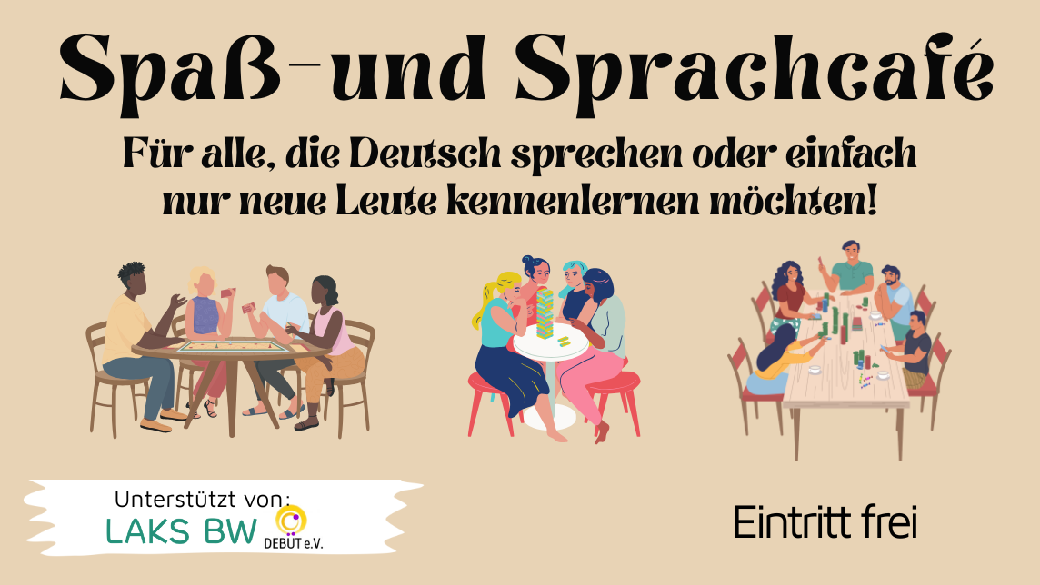 Spaß- und Sprachcafé im Tempel